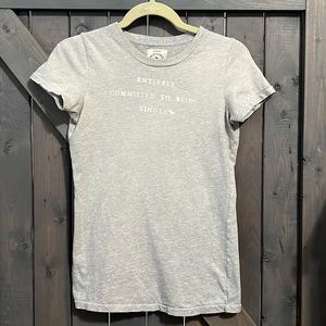 Gray Abercrombie tshirt